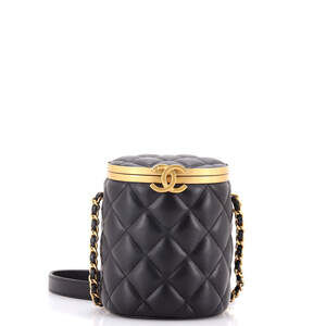 Chanel Crown Box Vanity Bag Quilted #230010C20B